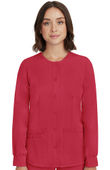 Healing Hands Women's Megan Button Front Solid Scrub Jacket 5500