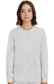 Healing Hands Women's Megan Button Front Solid Scrub Jacket 5500
