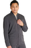 Cherokee Men's 3 Pocket Zip Front Scrub Jacket CK329A