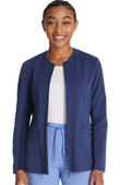 Cherokee Women's 2 Pocket Zip Front Scrub Jacket CK356A