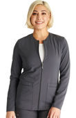 Cherokee Women's 2 Pocket Zip Front Scrub Jacket CK356A