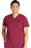 Cherokee Men's V-Neck 3 Pocket Scrub Top CK719A