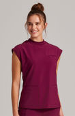Cherokee Women's Mock Neck Scrub Top CK742A