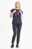 Infinity Women's Henley Scrub Top IN622A