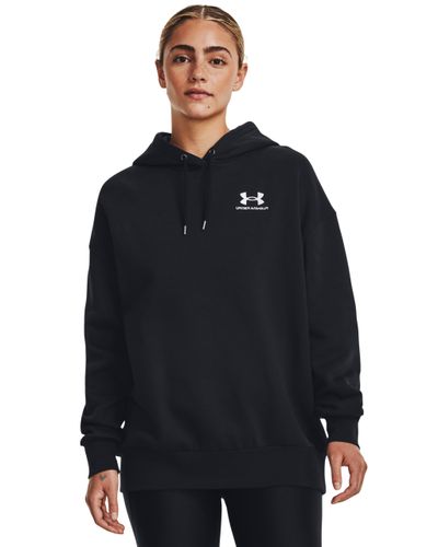 Under Armour Women's Essential Fleece Oversized Hoodie 1379495. Free shipping.  Some exclusions apply.