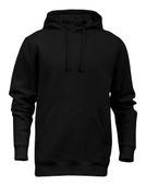 BAW Adult Hyperactive Fleece Hoodie F320 BLACK Primary