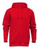 BAW Adult Hyperactive Fleece Hoodie F320 RED Primary