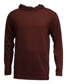 BAW Adult Long Sleeve Soft-Tek Hoodie PC108 MAROON Primary