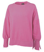 Charles River Apparel Women's Camden Spliced Crew Neck Sweatshirt 5523