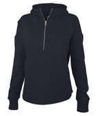 Charles River Apparel Women's Willow Scallop Hem Hoodie 5527