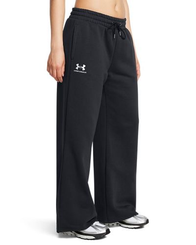 Under Armour Women's Icon Fleece Wide Leggings Pants 1386497