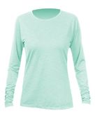 Anetik Women's Breeze Tech Long Sleeve T-Shirt WSBRZL0 SEAFOAM HEATHERED Primary
