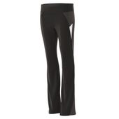 Womens Wide Waistband, Low Rise, Heathered Micro-Interlock Panels Pants 