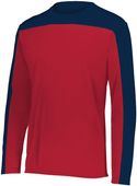 Holloway Adult Momentum Team Long Sleeve Tee 223502 SCARLET/NAVY Primary