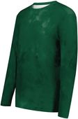 Adult Long Sleeve Print T Shirt (Black,Sky,Forest,Gold,Graphite,Kelly,Navy,Orange,Purple,Royal,Red,S