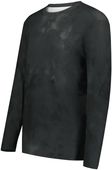 Adult Long Sleeve Print T Shirt (Black,Sky,Forest,Gold,Graphite,Kelly,Navy,Orange,Purple,Royal,Red,S
