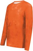 Adult Long Sleeve Print T Shirt (Black,Sky,Forest,Gold,Graphite,Kelly,Navy,Orange,Purple,Royal,Red,S