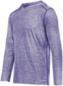  Youth  Coolcore Heathered Hoodie (Forest,Gold,Kelly,Maroon,Olive,Orange,Purple,Red) PURPLE HEATHER Primary