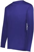 Holloway Youth Momentum Long Sleeve Tee 222823 PURPLE (HLW) Primary