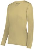 Womens Long Sleeve V-Neck T Shirt