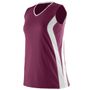 MAROON/WHITE