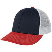 Champro Low Profile Trucker Cap HC8 NAVY, WHITE, SCARLET Primary