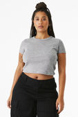 Bella+Canvas Women's Micro Rib Baby Tee 1010 ATHLETIC HEATHER Primary