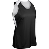 Champro Swish Basketball Jersey Womens Girls Outside: BLACK/WHITE, Inside: WHITE/BLACK Primary