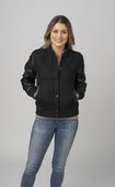 Burk's Bay Ladies Wool & Leather Varsity Jacket WWLVJ