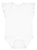 Rabbit Skins Infant Flutter Sleeve Bodysuit 4439