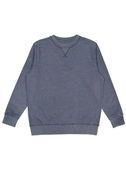 LAT Adult Vintage Wash Fleece Crew 6935
