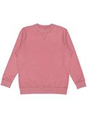 LAT Adult Vintage Wash Fleece Crew 6935