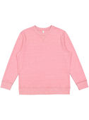 LAT Adult Vintage Wash Fleece Crew 6935