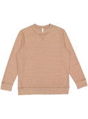 LAT Adult Vintage Wash Fleece Crew 6935