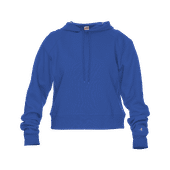 Badger Athletic Fleece Women's Crop Hoodie 126100 ROYAL Primary
