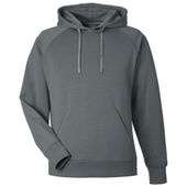 J. America Apex Fleece Hooded Sweatshirt 8750 Steel Primary