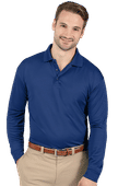 Blue Generation Adult Avenger Long Sleeve Polo BG7602