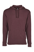 Next Level Unisex Malibu Welt Pocket Hoodie 9300 HEATHER MAROON Primary