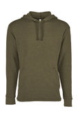 Next Level Unisex Malibu Welt Pocket Hoodie 9300 HEATHER MILITARY GREEN Primary
