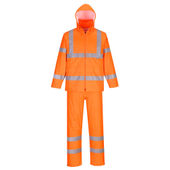 Portwest Hi-Vis Packaway Rainsuit H448