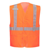 Portwest Economy Hi-Vis Mesh External Pocket Vest UC491