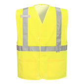 Portwest Economy Hi-Vis Mesh External Pocket Vest UC491