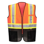 Portwest Frisco Hi-Vis X Back Contrast Executive Vest US395