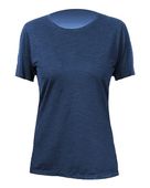 Anetik Women's Breeze Tech T-Shirt ANE-WSBRZS0 NAVY HEATHERED Primary