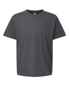 American Apparel Youth Fine Jersey Tee 2001 ASPHALT Primary