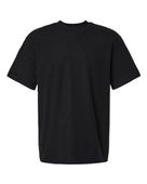 American Apparel Pique Mockneck Tee AME-1PQ BLACK Primary