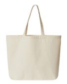 Oad Jumbo Recycled Midweight Gusseted Canvas Tote OAD108