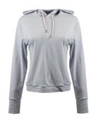 Burnside Women's Dawn To Dusk Hooded Pullover B5667 HEATHER LIGHT GREY Primary