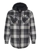 Burnside Quilted Flannel Hooded Jacket B8620