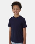 Hanes Cool Dri Youth Cotton Touch T-Shirt HAN-484Y ATHLETIC NAVY Primary